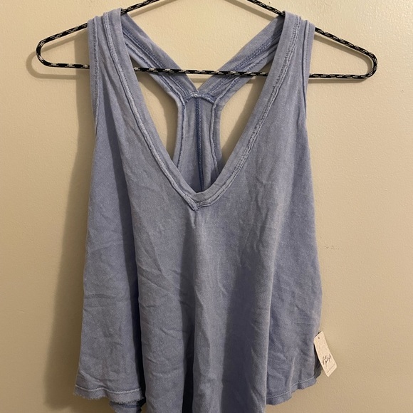Free People Light Blue Tank Top - Picture 1 of 5